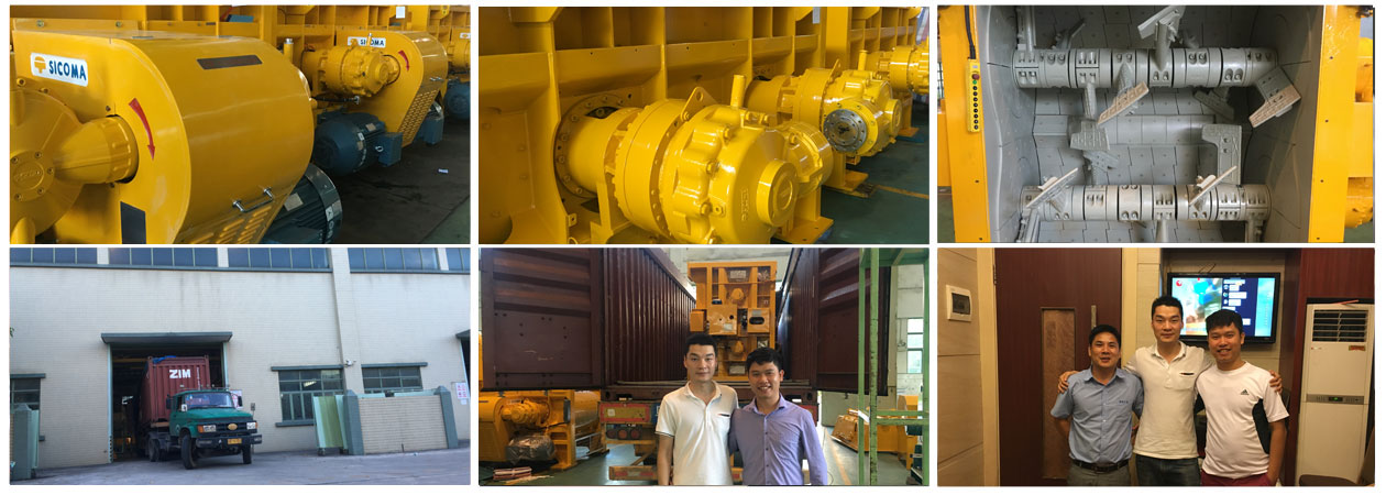 The Shiping of SICOMA Concrete Mixer to Vietnam in July