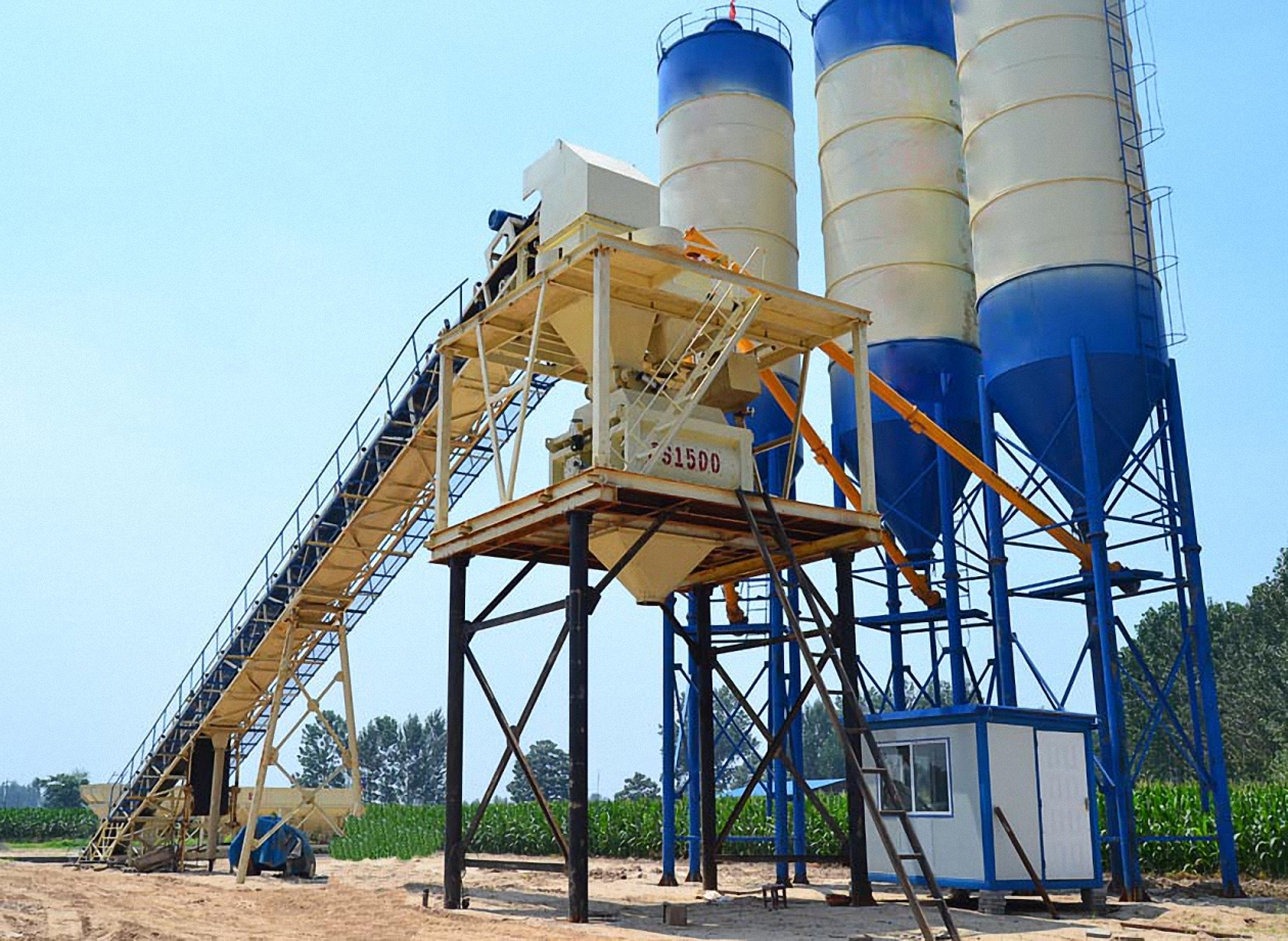 wet type batching plant