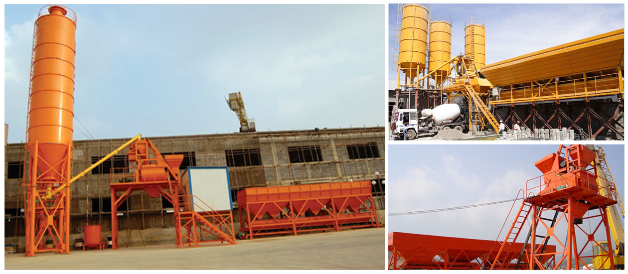 commercial concrete batching plant