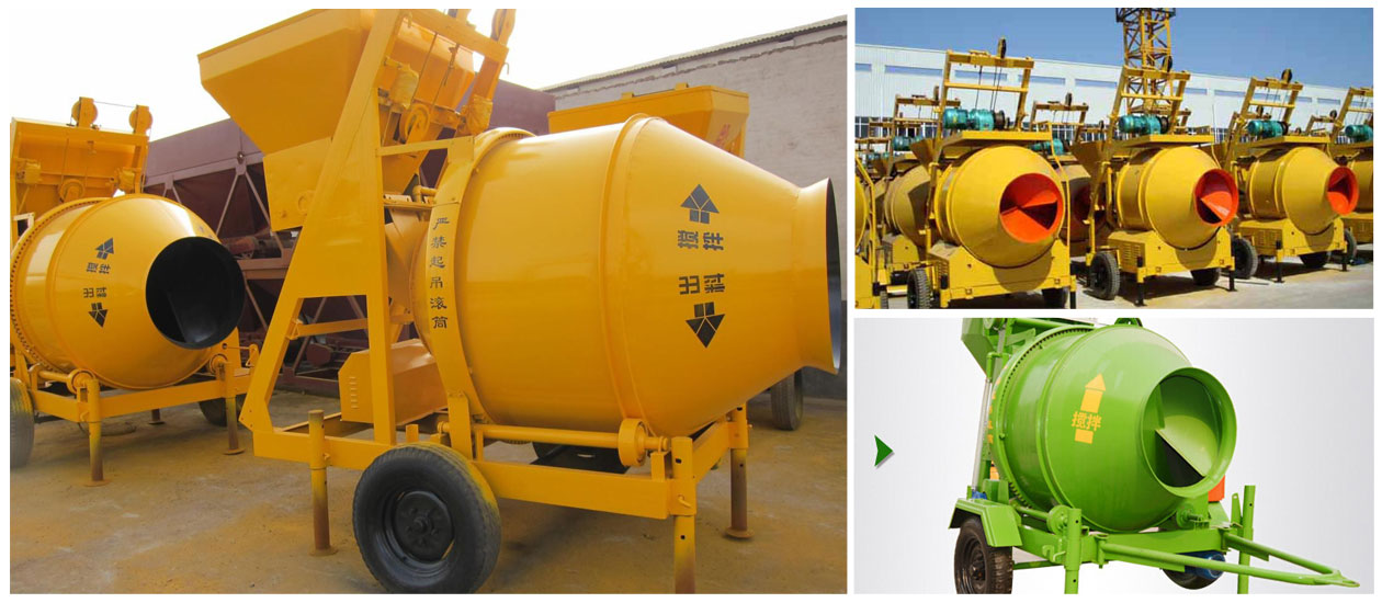 portable concrete mixer