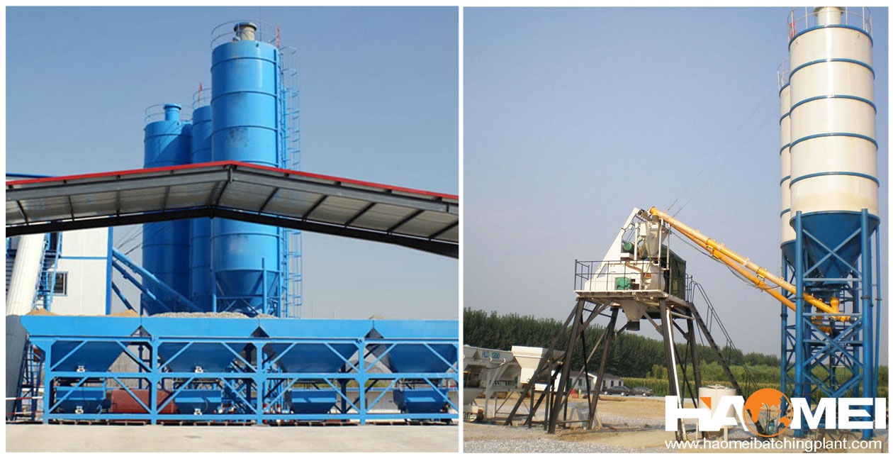 concrete cement batching plant