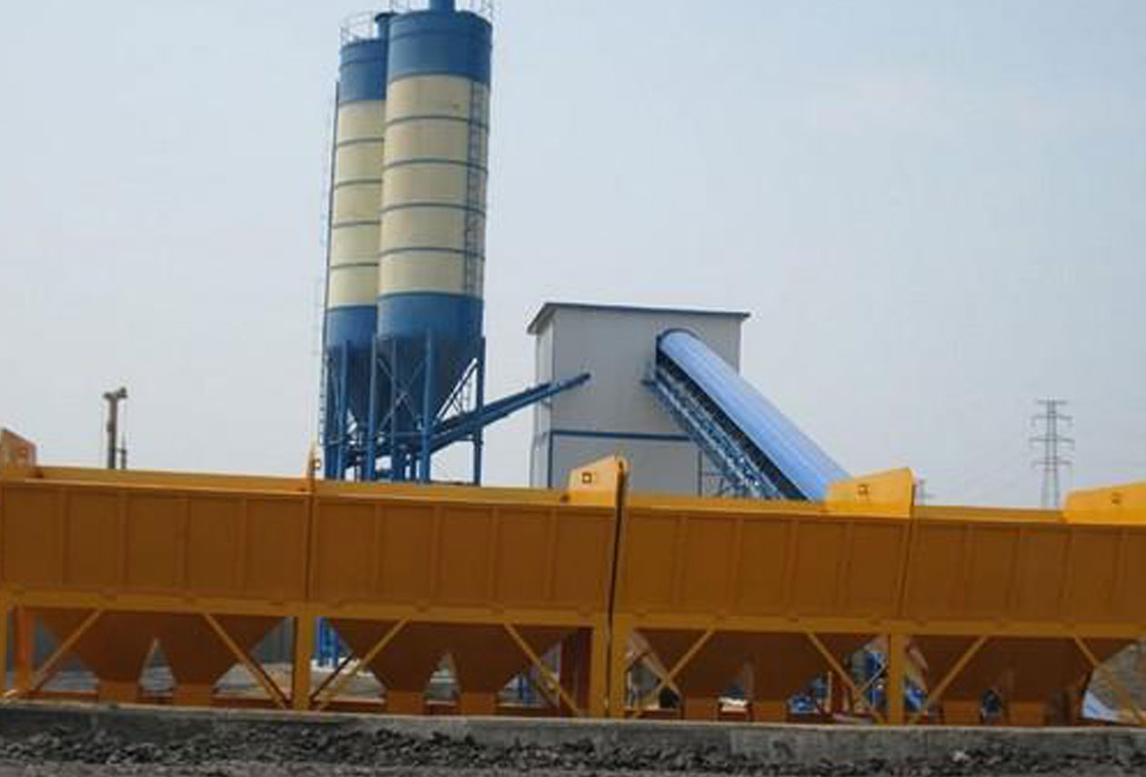 hzs120 concrete batching plant