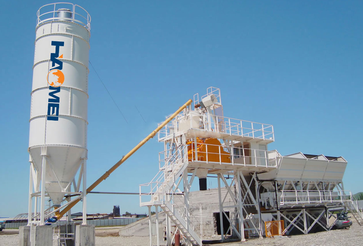 mini mix concrete batching plant