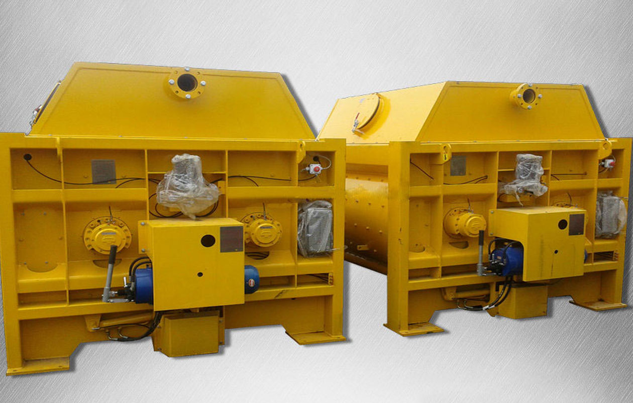 SICOMA Twin Shaft Concrete Mixer