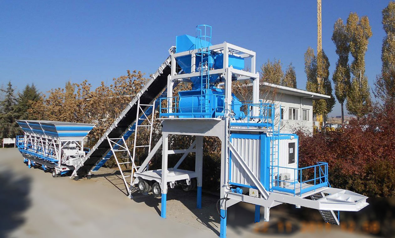 Mini Mobile Concrete Batching Plant