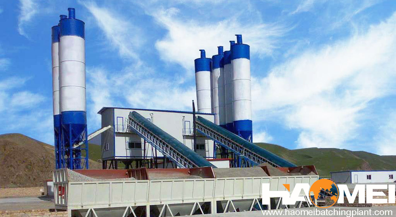 wet ready mixed concrete batching plant