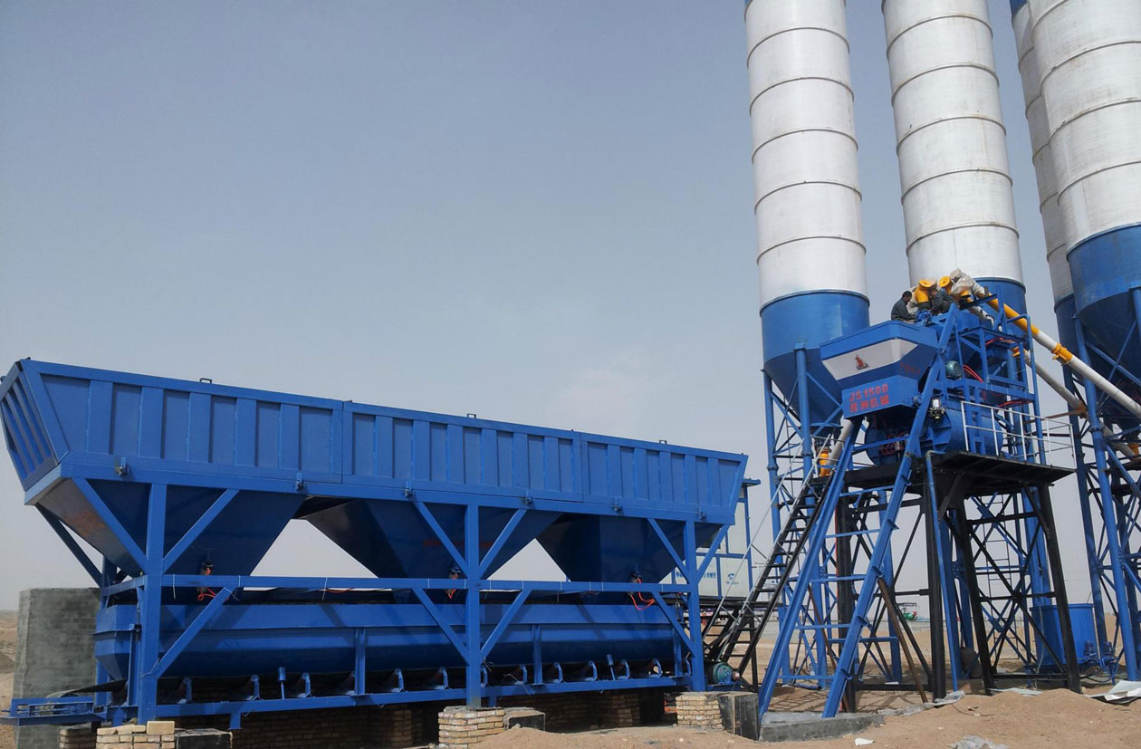 25m3/h Small Concrete Batching Plant