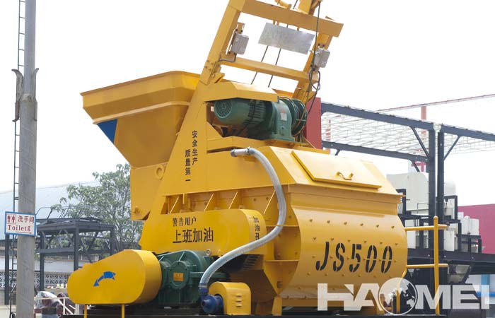 js500 concrete mixing machine