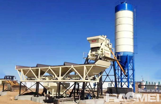 hzs25 concrete batching plant