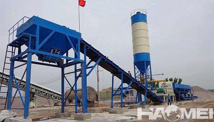 small concrete batch plant