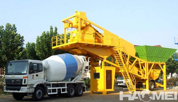 portable concrete mixing plants