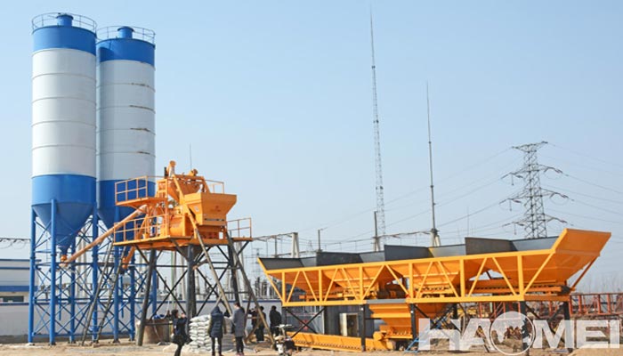 modular concrete mixing plant