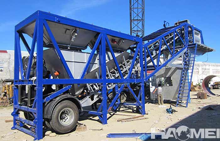 portable concrete batch plant price