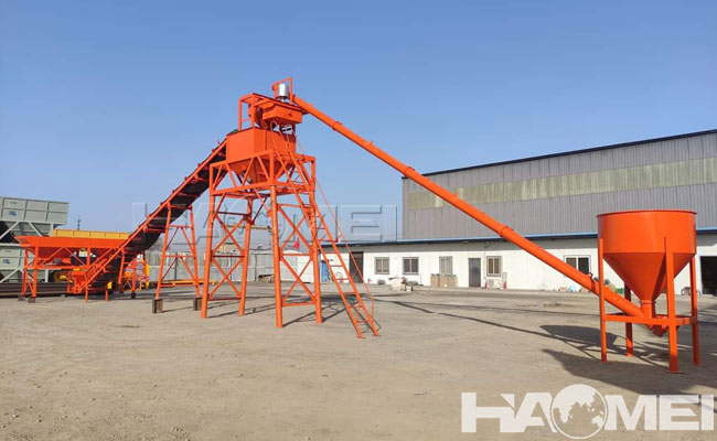 dry concrete batching plant