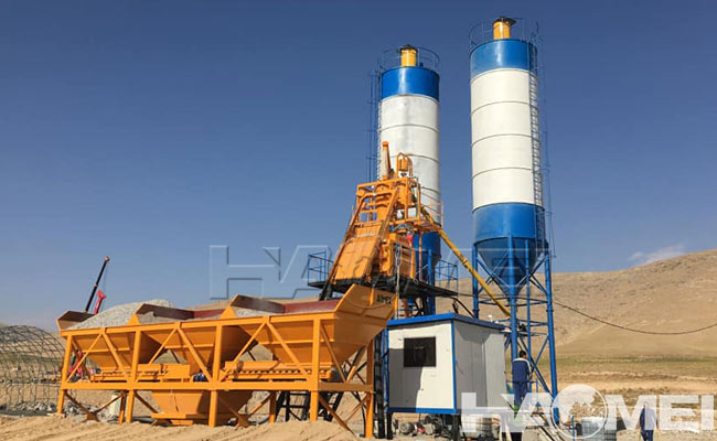 mini mix concrete batch plant for sale