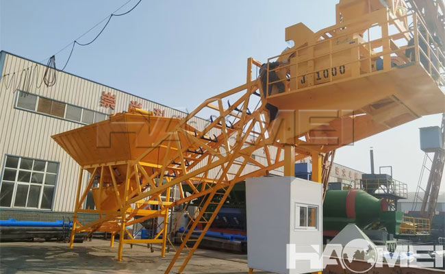 mobile concrete batching plant cost