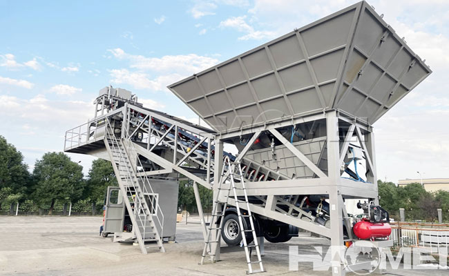 mobile concrete bath plant price