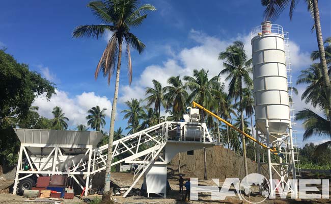 portable concrete batch plant