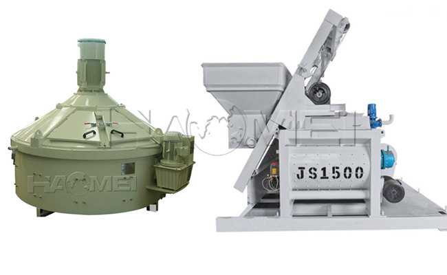 concrete mixer types