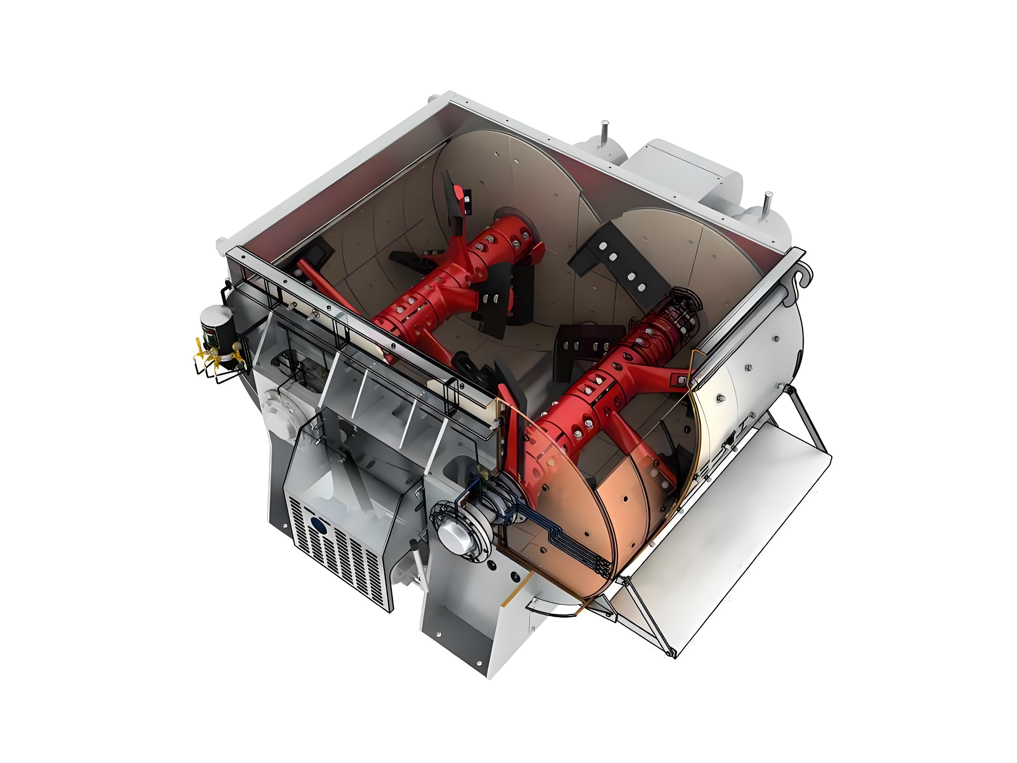 twin shaft mixer design