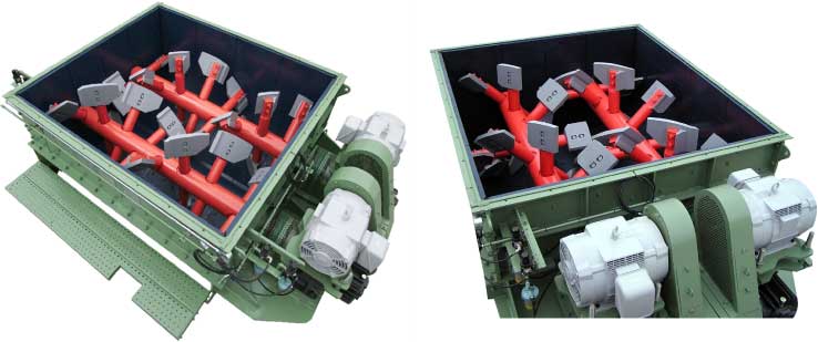 twin shaft concrete mixer working principle