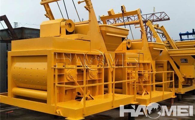 twin shaft concrete mixer for sale