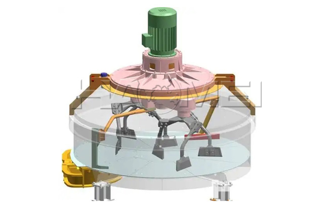 vertical planetary concrete mixer