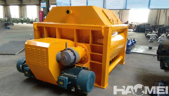 twin shaft concrete mixer price