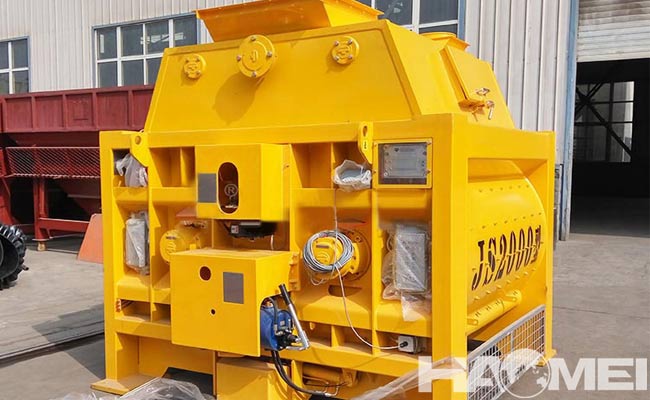 large volume twin shaft compulsory mixer