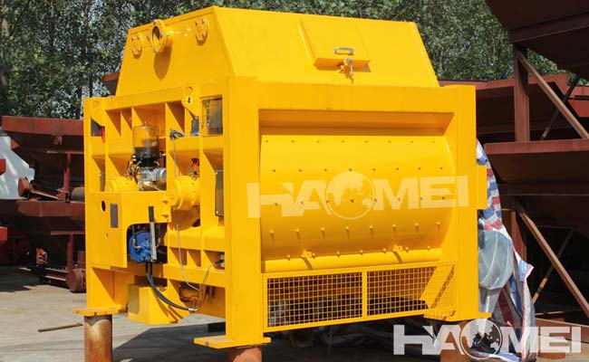 twin shaft mixer with high output