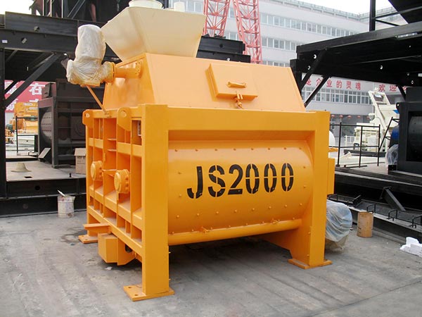 twin-shaft concrete mixers for ready-mix concrete plant