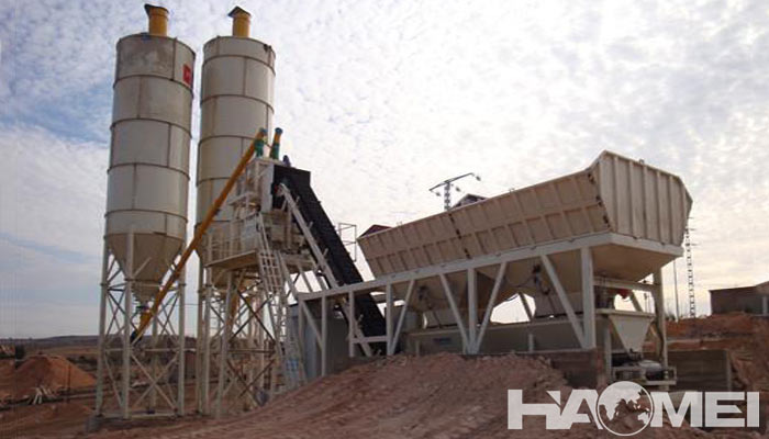 mobile concrete batching plant