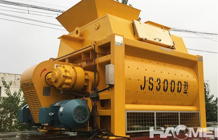 twin shaft concrete mixer js3000